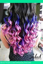 Black to hot pink ombre hair for long straight hair. Purple And Pink Ombre Hair Diana D S Dianadelavegam Photo Beautylish