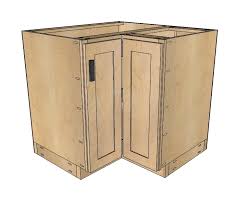 Wood top on oak cabinet kitchen cart. 36 Corner Base Easy Reach Kitchen Cabinet Basic Model Ana White