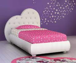 Ecopelle in vari colori testiera a cuore capitonnè con bottoni. Letto Singolo Cuore Con Contenitore Duzzle