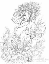 20 ideas for realistic mermaid coloring pages for adults if you are looking for some realistic mermaid coloring pages for adults, we've found some of the best ones around. 440 Fantasy Coloring Mermaids Ideas Mermaid Coloring Mermaid Mermaid Coloring Pages