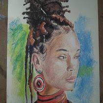 Final projects for the course "Expressive Portrait Drawing with Soft  Pastels" (Chris Gambrell)