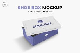 Shoe Box Mockups By Victorthemes On Envato Elements Box Mockup Shoe Box Mockup