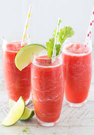Boozy Strawberry Limeade Slushies The Chunky Chef