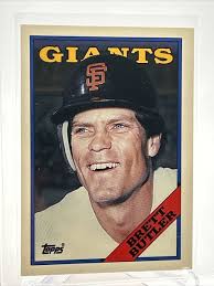 1988 Topps Traded TIFFANY Baseball Card Brett Butler #22T Mint FREE SHIPPING