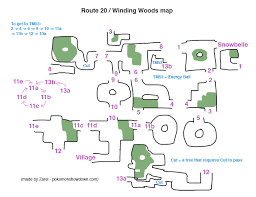 Winding Woods Route 20 X And Y Map Wood Map Map Geekery