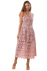 Rent Self Portrait Blush Pink Azaelea Dress The Mode Dubai