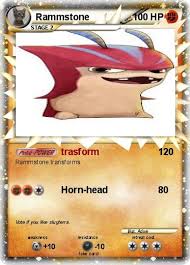 In a triple battle, horn attack can only target a pokémon that's adjacent to the user. Pokemon Rammstone 1