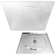 Details Zu Edelstahl Decken Regendusche 500 X 500 X 15 Mm Dusche Für Deckenmontage Sanlingo