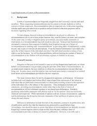 Letter to manager about false alligation. Https Www Uah Edu Images Administrative Legal Pdf Files Legal Implications Of Lltrs Of Rec Pdf
