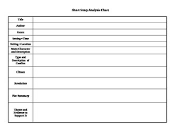 Short Story Analysis Chart