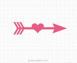 Arrow Heart Svg Clip Art Heart With Arrow Valentine Clipart Clip Art