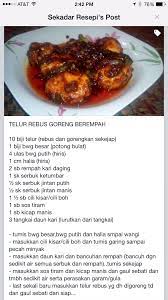 Telur Goreng Rempah Cooking Recipes Food