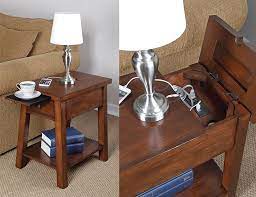 Device Charging End Table End Tables Furniture End Table With Lamp