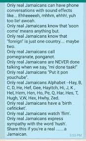 Being A Real Jamaican You Forgot Crips Scarl Egg And Nynt Mi Arm Or Leg Jamaican Quotes Jamaican Proverbs Jamaican Culture