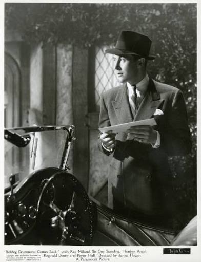Davy Crockett's Almanack of Mystery, Adventure and The Wild West:  Overlooked Films: Bulldog Drummond Escapes (1937)