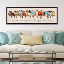 Friends We Meet Along The Way Prints Are Perfect As Home Decor Gifts For Women Truly A Unique Art Masterpiece Ti Family Room Decorating Decor Bird Wall Decor