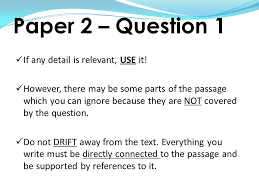 English lang paper 2 question 5 formats. Paper 2 Extended Cambridge Igcse English Language Exam Preparation Ppt Download