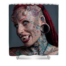 Maria Jose Cristerna Shower Curtain