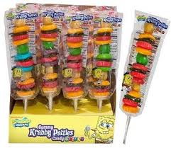 Spongebob Color Kebab Display Fruits For Kids Kids Candy Dog Cakes