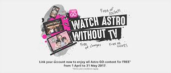 The customer shall pay astro all fees, penalties and handling charges for cheques made payable to astro and returned unpaid by the customer's bank. Astro Go Re Launched With 60 Days Free Access To All Contents