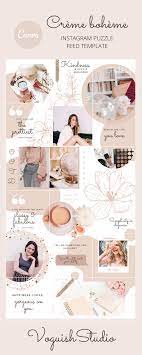 Maybe you would like to learn more about one of these? Canva Instagram Puzzle Feed Template Creme Boheme Instagram Etsy In 2021 Instagram Grid Layout Instagram Template Design Instagram Feed Ideas Posts