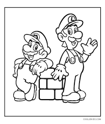 Mario bros coloring pages for kids the character of the plumber super mario accompanied by his brother luigi appeared for the first time in 1985 in a video game released on the flagship console of the time. Free Printable Mario Brothers Coloring Pages For Kids Mario Coloring Pages Super Mario Coloring Pages Coloring Pages