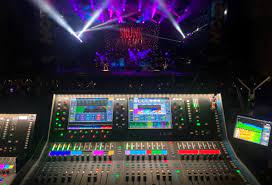 Control surface with dual 12 touchscreens, 36 faders, 26 softkeys, 6 rotary controls, 8 xlr inputs/outputs, 2 aes inputs, 3 aes outputs, word clock i/o, 2 option i/o slots, external vga output, dual gigaace link, and dx expander link Skunk Anansie Tours With Allen Heath Dlive Prosoundweb