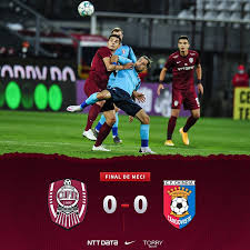 În urma meciului de sâmbătă, cfr cluj se situează pe primul loc din liga 1, cu nouă puncte obținute, iar. Cfr Cluj SemieÈ™ec Pe Teren Propriu Cu Chindia TargoviÈ™te Ebs Radio