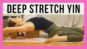 A lot of yin yoga poses, or asanas as you would say in sanskrit, are similar to poses you would find in a yang style of class, such as vinyasa, hatha or. Deep Stretch Yin Yoga For Flexibility 45 Min Full Body Yin Youtube