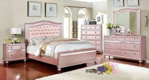 Ariston Rose Gold Upholstered Panel Bedroom Set From Furniture Of America Coleman Furniture Bedroom Set Rose Gold Bedroom King Size Bedroom Furniture