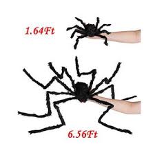 Make your halloween party extra memorable with our halloween decorations! Jollylife 6 56ft 1 64ft Fake Giant Spider Halloween Decorations Black Outdoor Yard Haunted House Party Decor Supplies
