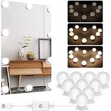Free delivery and returns on ebay plus items for plus members. N Newkoin Dimmable Led Mirror Lights Usb Led Makeup Lighting Lamps Dressing Table Lights 10 Dimmable Led Bathroom Mirror Lamps For Make Up Lights Mirrors Not Included Amazon De Beleuchtung