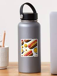 Mouthwatering And Magnificently Mustarded Hot Dog" Sticker for Sale by Lap  Huynh