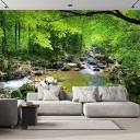 Amazon.com: wall26 - Fall Forest Stream Smolny in Russian Primorye ...
