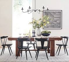 Pottery barn malibu metal armless chair frame. Perfect Pair Menlo Extending Dining Table Westan Chair Potterybarn Antique Dining Tables Dining Table Chairs Farmhouse Dining Table Set
