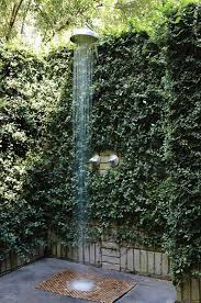 Plants tropical outdoor shower ideas. 10 Outdoor Shower Designs For Vacation Vibes At Home Camille Styles
