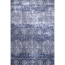 Home Dynamix Bazaar Crystal Blue 7 Ft 10 In X 10 Ft 2 In Indoor Area Rug 1 14607 705 The Home Depot Area Rugs Blue Area Rugs Indoor Area Rugs