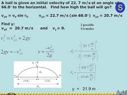 If the values for any two of these factors are known, it is possible to determine the third. Solution Steps Motion In Two Dimensions Ppt Download