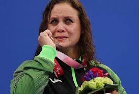 La veracruzana Nelly Miranda suma una de bronce a las 10 medallas que  México obtuvo en natación (Septiembre 2021).