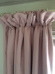 Ruffle Top In Pink Linen By Natalie Canning Ruffle Top Curtains Cottage Curtains Ruffle Curtains