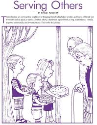 Coloring in is a very beneficial activity for children because it helps to develop their psychomotor skills and the other benefits of painting and coloring in are stimulation of the imagination to enjoy the pocoyo templates and coloring in pages, all you need to do is click on the download button for the. Christian Coloring Pages Kids Helping Others