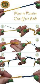 The problem with this for me was that i worried the the join was less secure. How To Russian Join Yarn In 7 Easy Steps Knitting Tutorial Crochet Tutorial Yarn