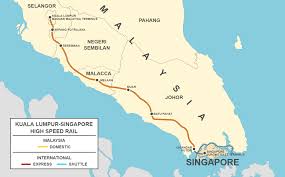 There is a train station in johor bahru. Singapore Kuala Lumpur High Speed Rail Land Transport Guru