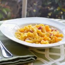 You can find gemelli pasta being served all over italy with regional sauces like pesto genovese to more traditional tomato and basil sauces. Pasta Pancetta Recipe Allrecipes