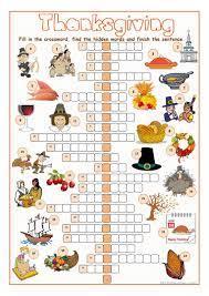 Check spelling or type a new query. Thanksgiving Crossword Puzzle English Esl Worksheets For Distance Learning And Physical Classrooms