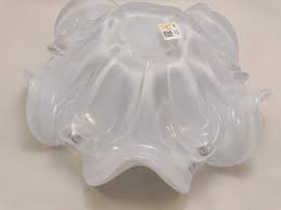 Renaissance glass dessert bowl set 6 piece. Large Crystal White Murano Glass Bowl Murano Glass Murano Glass Gifts Co