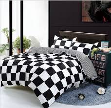 Black And White Pattern Bed Sheets Black White Checker Pattern Bedding Set Bed Linens Luxury Bedding Sets Bed Linen Design
