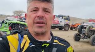 El piloto grancanario Pedro Peñate, en la séptima etapa del Dakar
