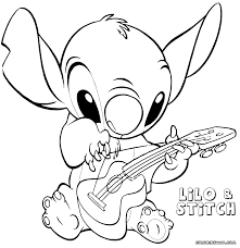 Stitch Coloring Page Coloring Home