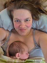 Tired and sore. But my Heart and arms are full of love♥️ Parker is  adjusting well to life with baby James. It'll be a different story when  Mimi and Papa leave though